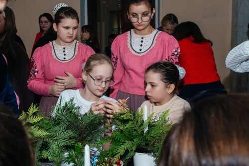 Творческое занятие с воспитанниками